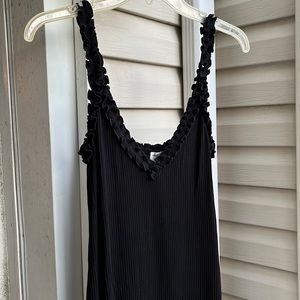 Artizia Ruffle Neckline Midi Dress